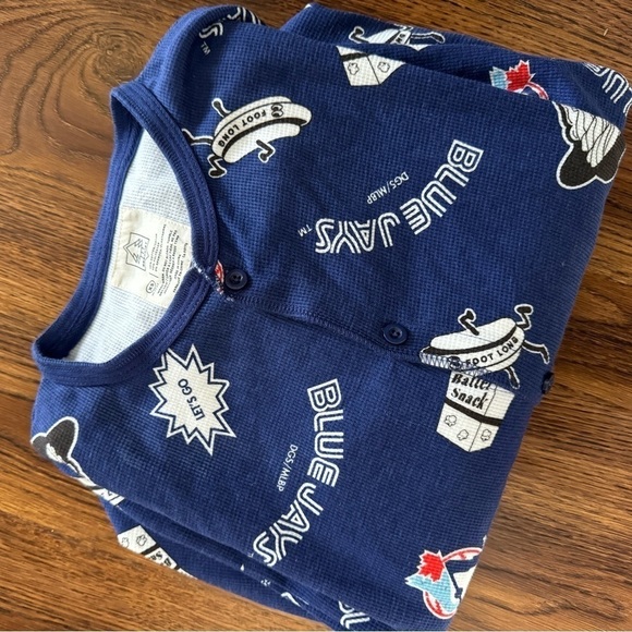 Arborist Other - DRAKE GENERAL ARBORIST Blue Jays button up onesie pajama (US size XS)